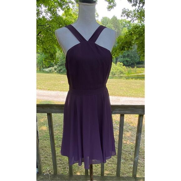 Lulus Women's Dusty Purple Forevermore Skater Dress Size Large NWT - Picture 1 of 7